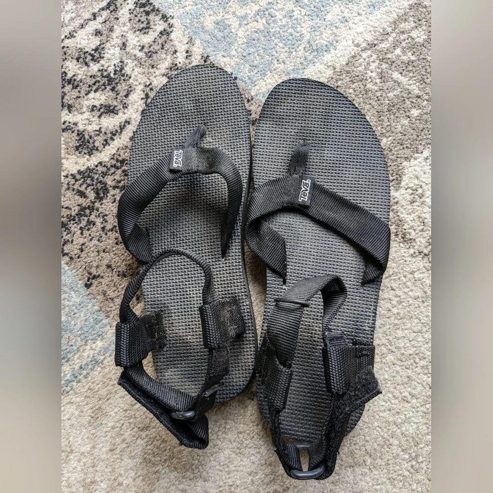 Teva Black Men's Sporty Webbing Sandals